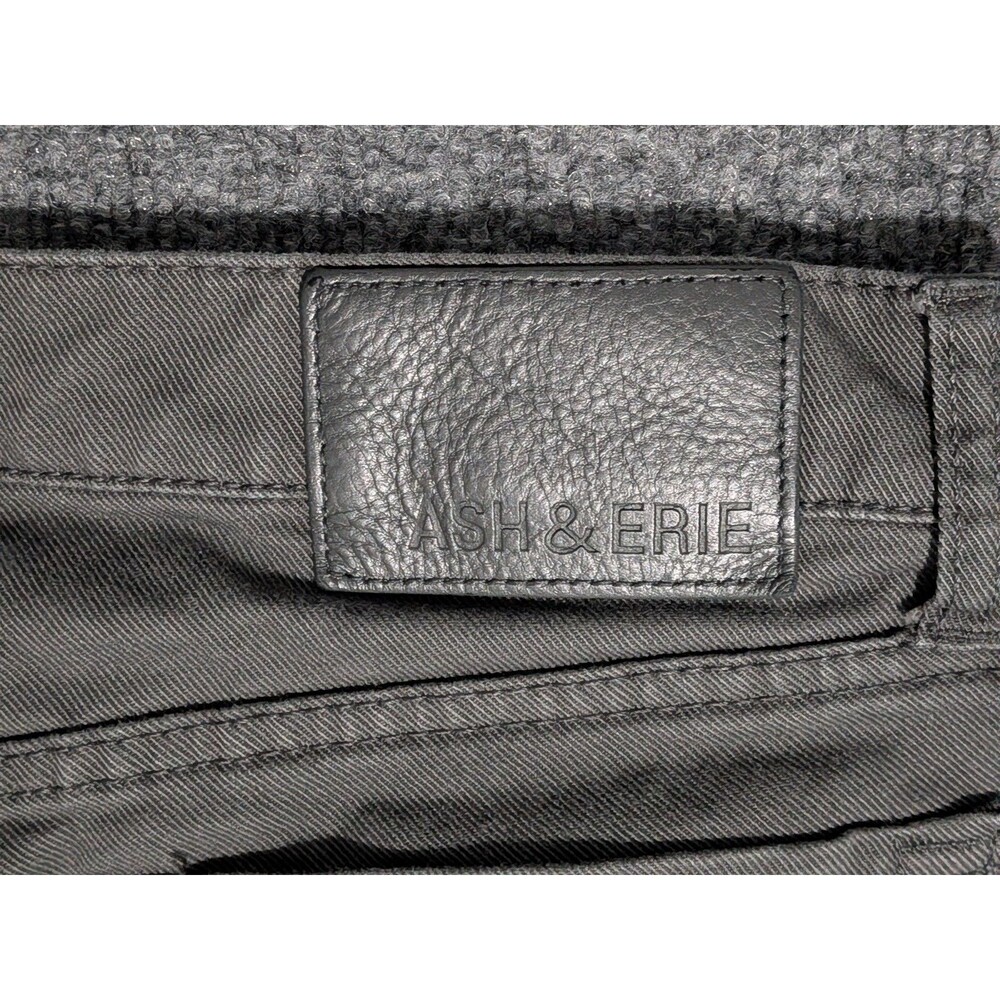 Ash Erie Jeans Mens 31x27 (31x26) Straight Leg Gray - Picture 8 of 8